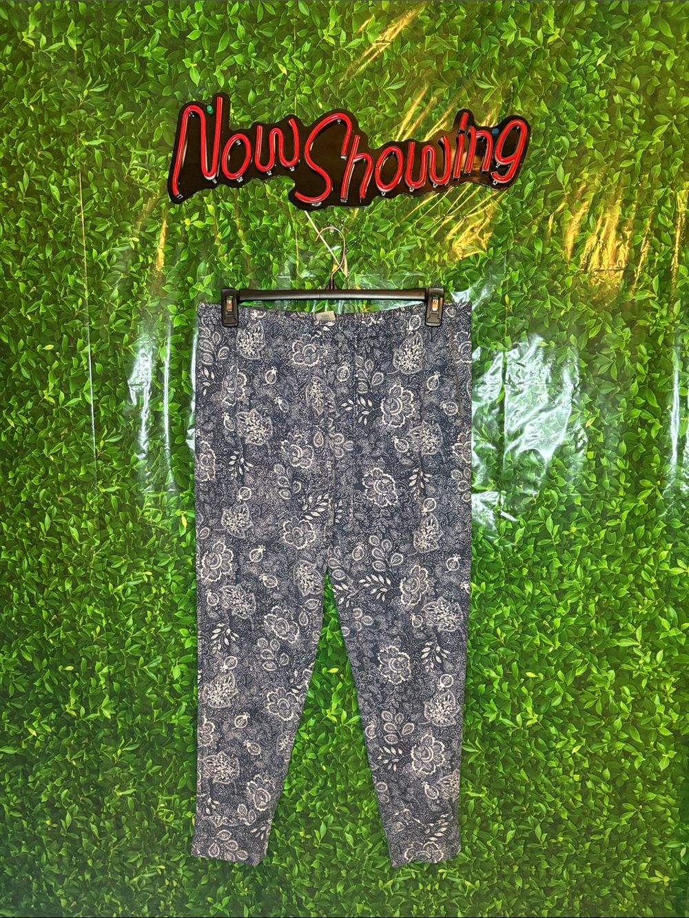 Bandana Print Lucky Navy Lounge Pants